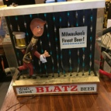 BLATZ MILWAUKEE'S FINEST BEER SERVER SIGN