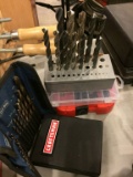 (5) SMALL ORGANIZERS WITH DRILL BITS