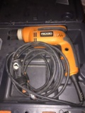 RIDGID ELECTRIC DRILL WITH CASE