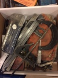 BOX OF INSPECTION TOOLS & MISC