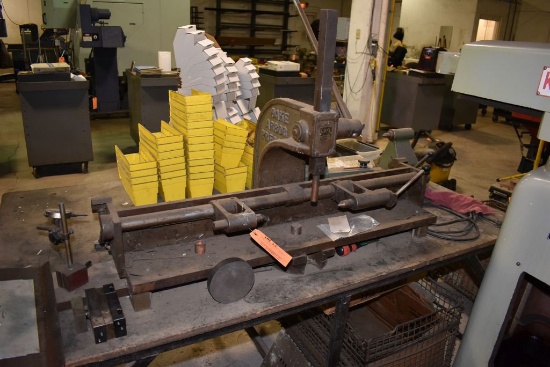 DAKE ARBOR PRESS MODEL 1 WITH BAR STRAIGHTENING FIXTURE