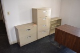 (2) HORIZONTAL FILE CABINETS,