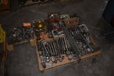 PALLET OF ASSORTED PARTS, SOME BRASS