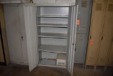 TWO DOOR CABINET WITH FOUR SHELVES, 72