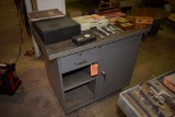 METAL SHOP CABINET ON CASTERS, 42