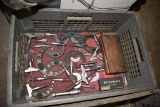 BIN FULL OF INSPECTION TOOLS, PRIMARILY MICROMETERS