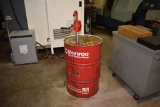 55 GALLON DRUM WITH CONTENTS AND PUMP