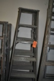 (3) 6' WOODEN STEP LADDERS