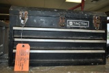 TACTIX METAL TOOLBOX WITH THREE DRAWERS,