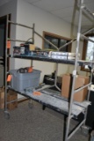 FOLDABLE SCAFFOLD UNIT WITH METAL PLANKS,