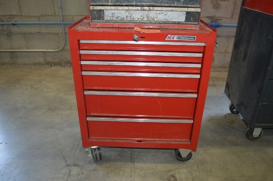 ACE PROFESSIONAL SIX DRAWER TOOLBOX ON CASTERS