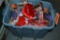 MISC. VALENTINE DECORATIONS IN BIN