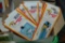 500+ SNOOPY AND PEANUTS LUGGAGE TAGS IN LARGE BIN