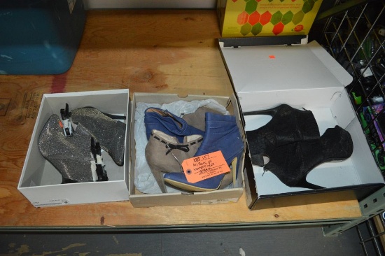 (4) PAIRS OF WOMEN'S HEELS, SIZE 11