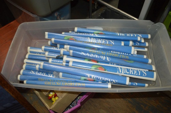BIN FULL OF DISNEY POSTERS