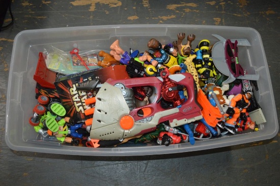 BIN FULL OF MISC. TOYS