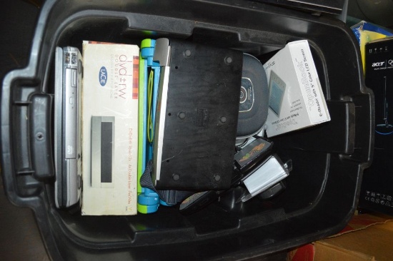 BIN FULL OF MISC. ELECTRONICS