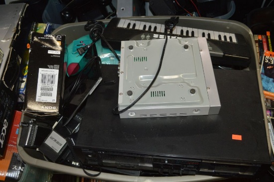 BIN FULL OF MISC. ELECTRONICS
