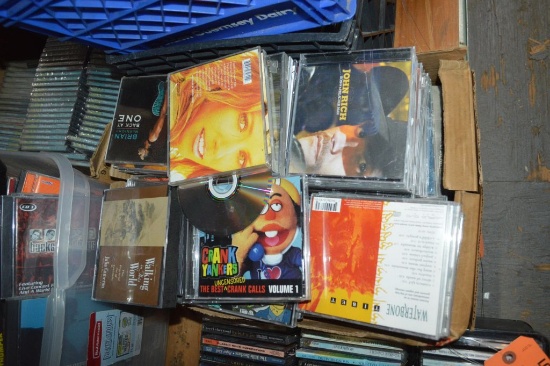 100'S OF MUSIC CD'S IN BOX