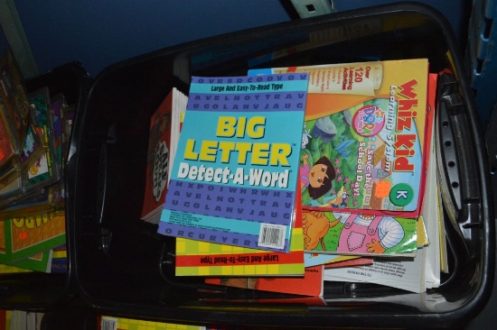 LARGE ASSORTMENT OF CROSSWORD, COLORING,