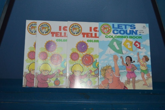 (3) CASES WITH 500+ COLORING BOOKS