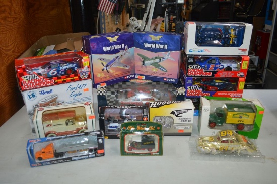 NEW IN BOX DIE CAST CARS IN BIN