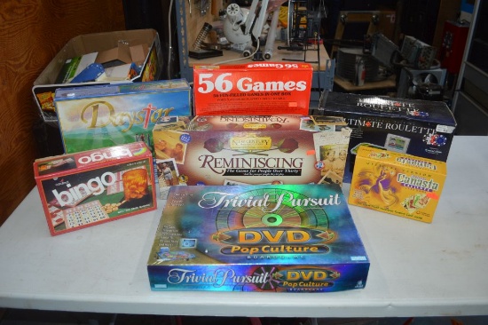 VINTAGE BOARD GAMES IN BIN