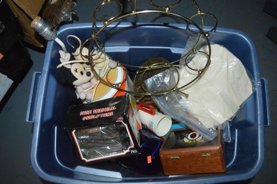 NEW IN PACKAGE NOVELTIES IN BLUE BIN