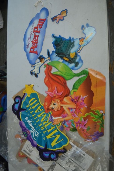 NEW DISPLAYS, PETER PAN AND LITTLE MERMAID