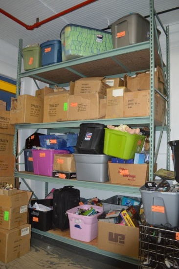 (1) SECTION OF PALLET RACKING, 8'W x 3'D x 12'H