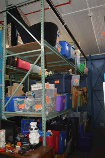 (2) SECTIONS OF PALLET RACKING, 8'W x 3'D x 12'H