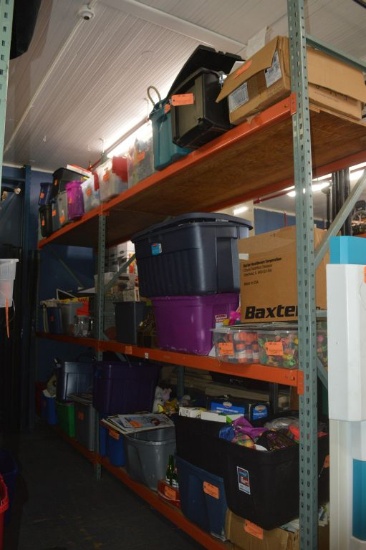 (2) SECTIONS OF PALLET RACKING, 8'W x 3'D x 10'H