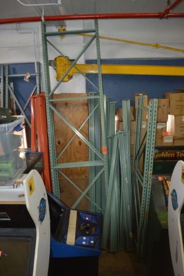 DISASSEMBLED PALLET RACKING, 2'D x 8'W x 12'H,