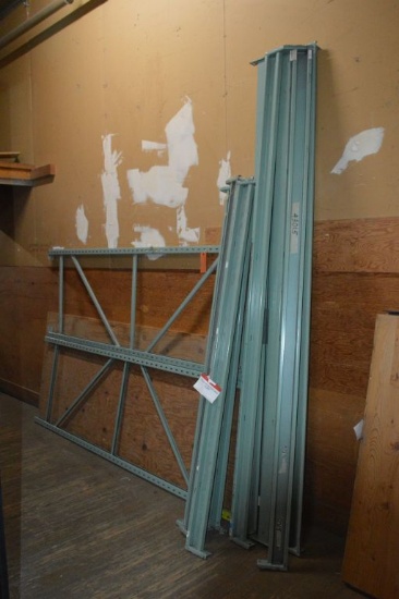 DISASSEMBLED PALLET RACKING, 6' x 3' x 8'H,