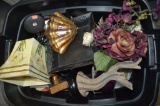 HOUSEHOLD/GLASSWARES IN BIN