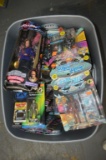 BIN FULL OF ASSORTED STAR TREK FIGURINES, NEW
