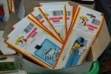 500+ SNOOPY AND PEANUTS LUGGAGE TAGS IN LARGE BIN