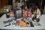 STAR WARS COLLECTIBLES IN PURPLE BIN