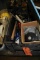 BIN WITH MISC. TOOLS AND MALLETS