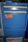 LISTA BLUE/GRAY CABINET WITH TWO DRAWERS