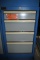 LISTA BLUE/GRAY CABINET WITH FOUR DRAWERS