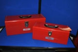 (2) SMALL RED PROTO TOOL BOXES, NEW