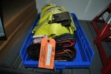 BIN OF ASSORTED LOAD STRAPS
