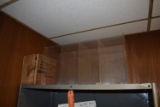 CONTENTS ON TOP OF THIS SHELVING UNIT,