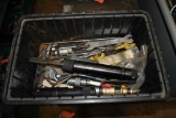 BIN OF AIR TOOLS AND WRENCHES