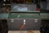 KENNEDY TOOL BOX AND METAL STAND ON CASTERS,