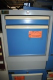LISTA BLUE/GRAY CABINET WITH TWO DRAWERS