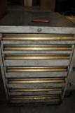 SEVEN DRAWER CABINET ON CASTERS