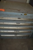 GRAY FIVE DRAWER CABINET, 27 3/4