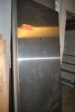 (2) STAINLESS STEEL COVERED BENCH TOPS,